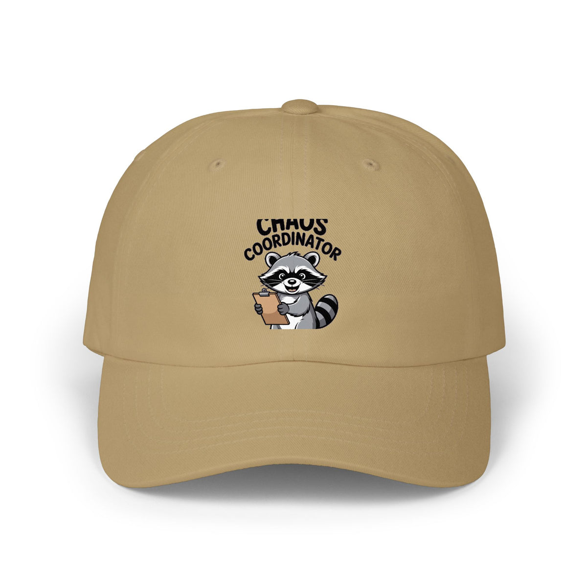 Raccoon Chaos Coordinator Dad Hat, Funny Raccoon Embroidered Cap, Chaos Coordinator Gift, Cute Raccoon Baseball Hat, Unisex Dad Cap