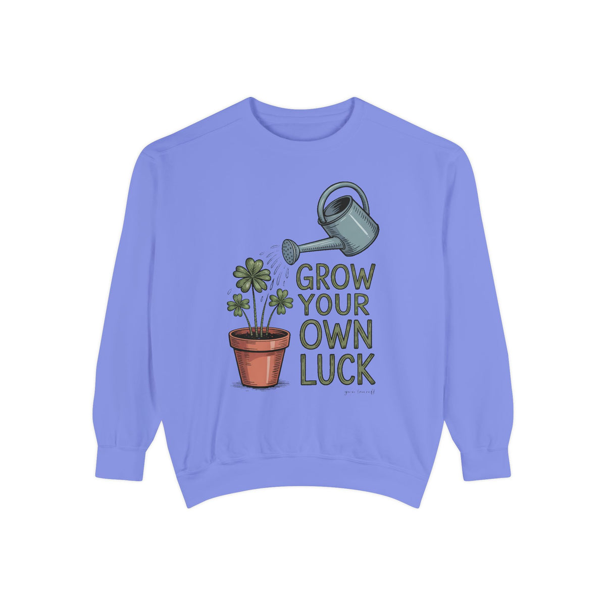 Gardener Sweatshirt, St Patrick's Day Gift For Gardener, Grow Your Own Luck Shirt, Plant Lover Sweatshirt, Shamrock Garden Gift, Lucky Gard…