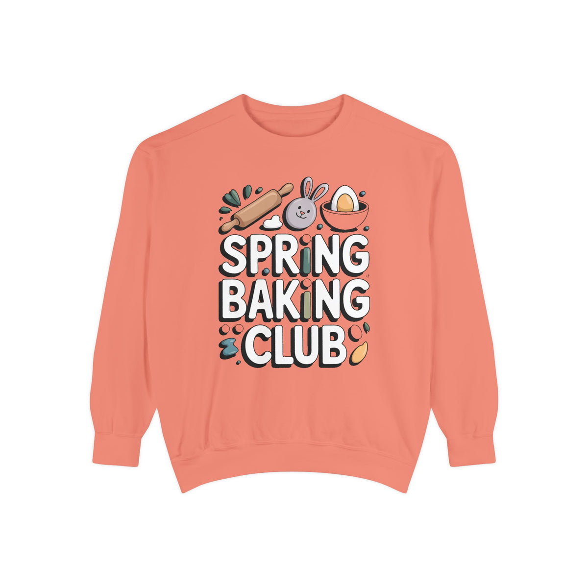 Home Baker Sweatshirt, Easter Gift for Baker, Spring Baking Club Crewneck, Easter Baking Lover Sweatshirt, Cute Easter Gift for Her