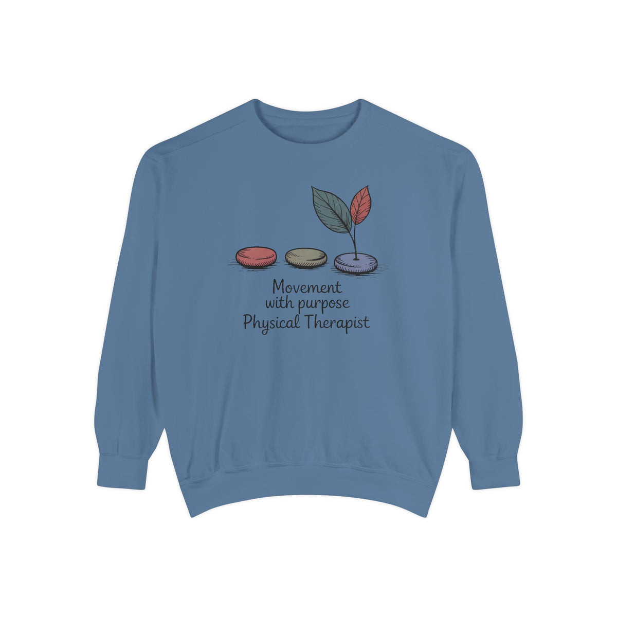 Physical Therapist Sweatshirt, Movement With Purpose Gift, PT Retirement Gift, Physical Therapy Grad Crewneck, PT Appreciation Gift