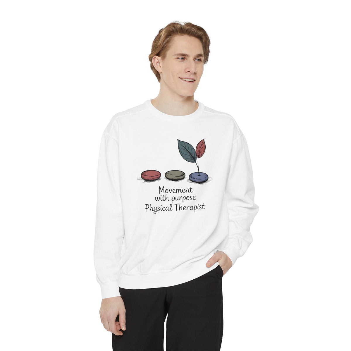 Physical Therapist Sweatshirt, Movement With Purpose Gift, PT Retirement Gift, Physical Therapy Grad Crewneck, PT Appreciation Gift
