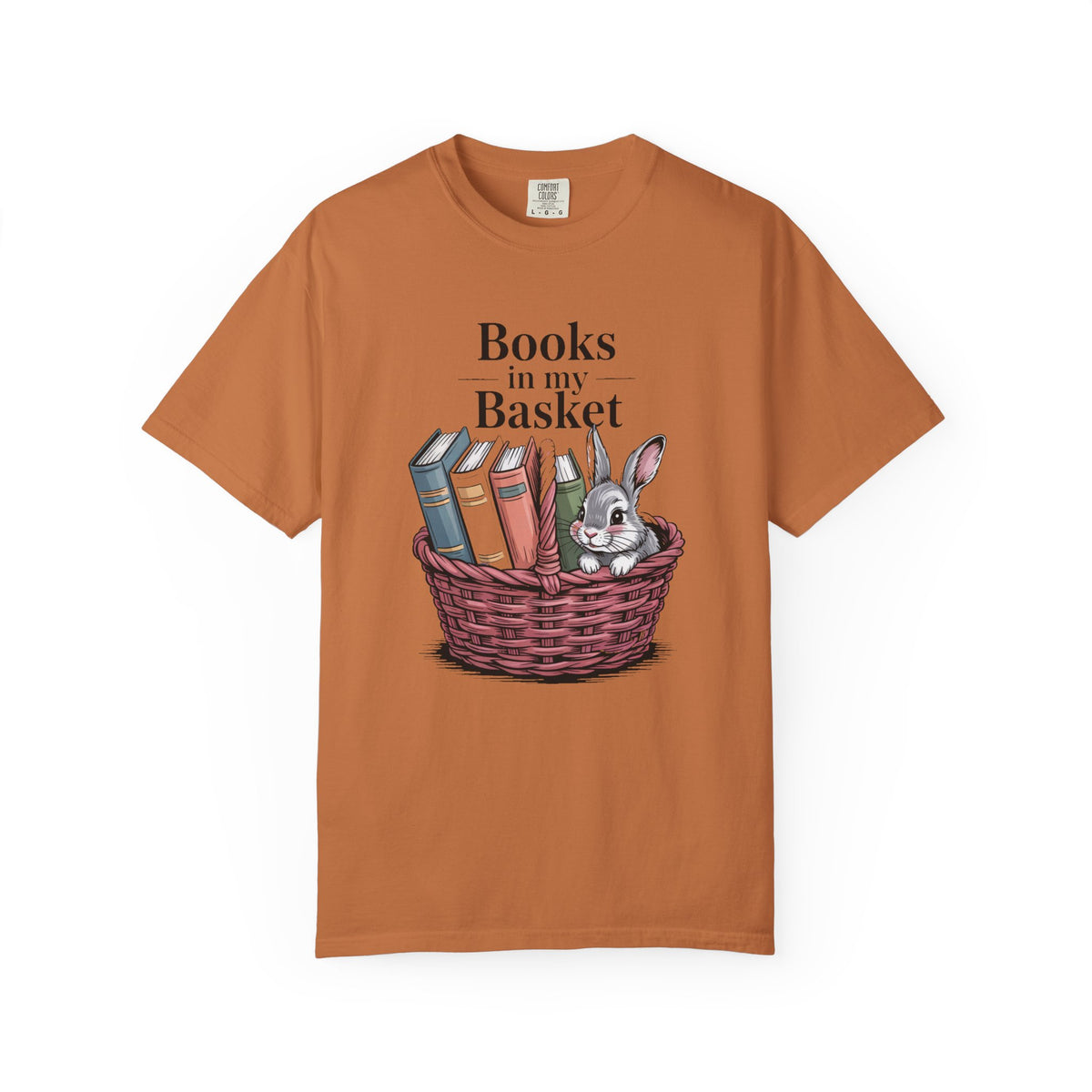 Book Lover Easter Shirt, Books In My Basket Tee, Easter Gift For Readers, Bunny Book Lover Shirt, Reading Lover Easter Gift, Spring Basket…