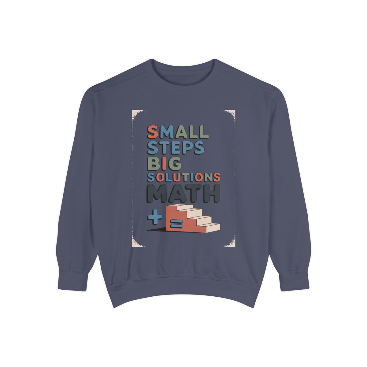 Math Teacher Sweatshirt, Small Steps Big Solutions Crewneck, Math Teacher Retirement Gift, Funny Math Teacher Sweater, Teacher Appreciation…