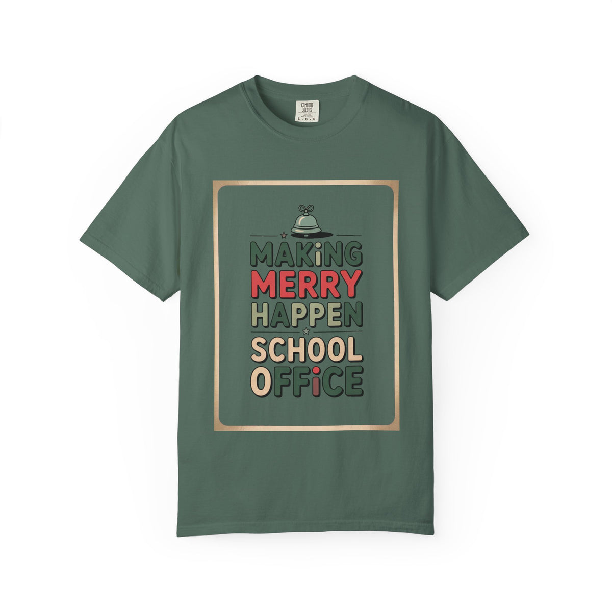 School Office Shirt, Making Merry Happen, Christmas Gift For School Office Staff, School Secretary Tee, Office Crew Christmas Shirt