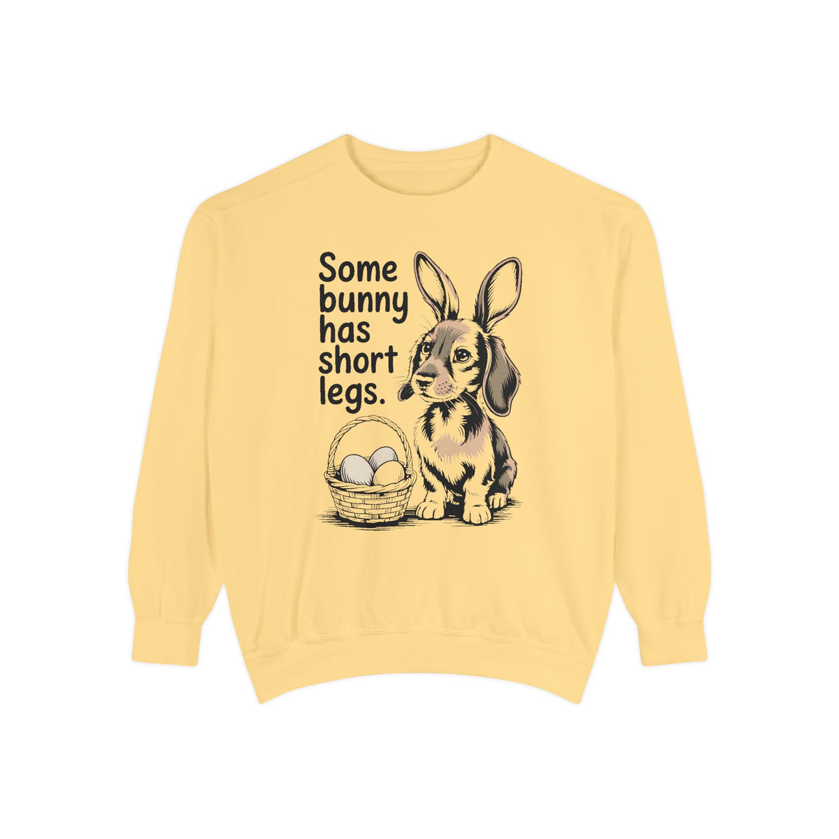 Dachshund Owner Sweatshirt, Some Bunny Has Short Legs, Funny Easter Gift For Dog Mom, Wiener Dog Easter Sweatshirt, Dachshund Easter Tee