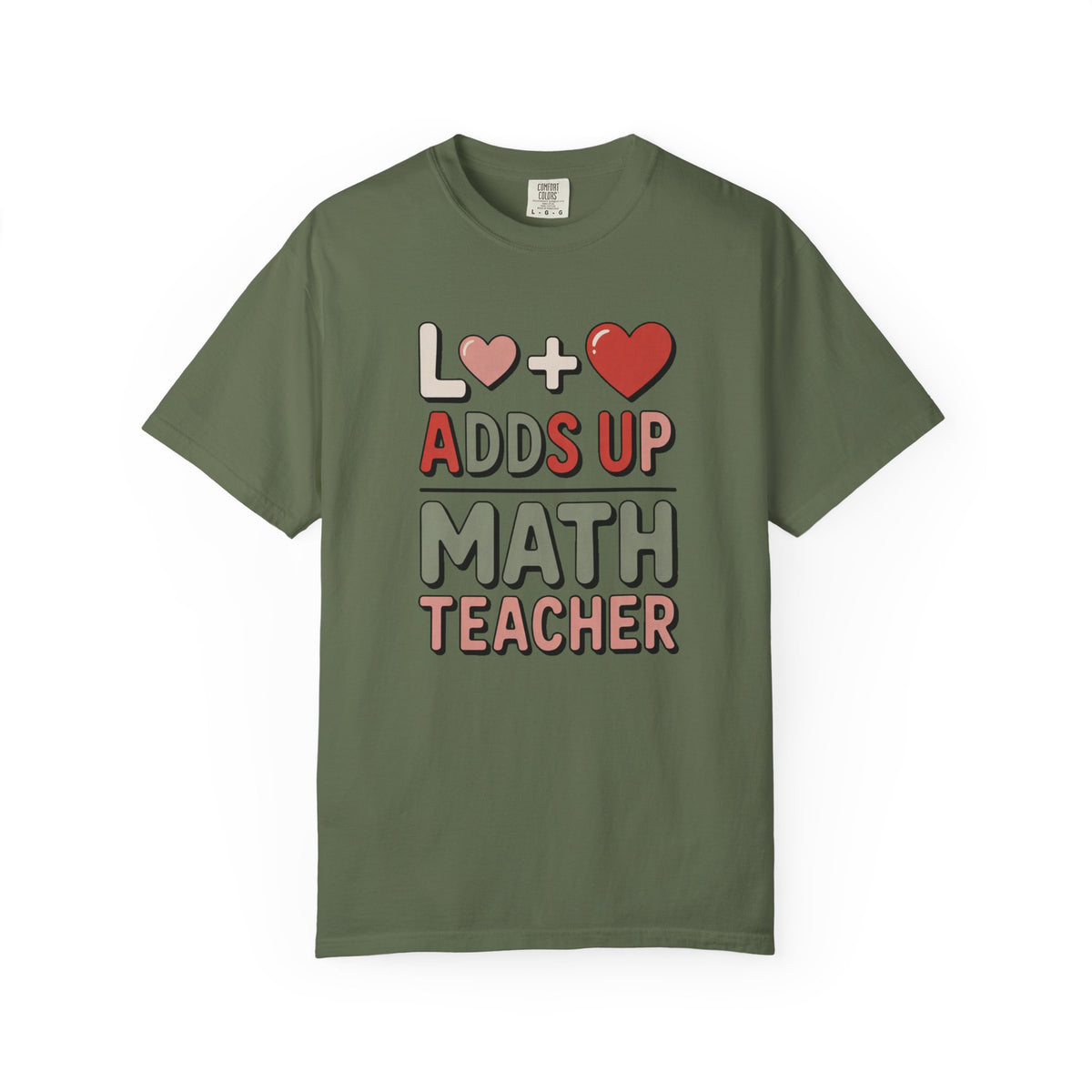 Math Teacher Shirt, Love Adds Up Tee, Valentine's Day Gift For Math Teacher, Funny Math Teacher Valentine Shirt, Teacher Appreciation Tee