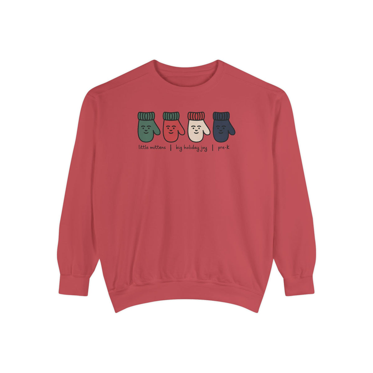 Pre-K Teacher Sweatshirt, Little Mittens Christmas Crewneck, Preschool Staff Christmas Gift, Holiday Gift For Pre-K Teacher, Christmas Teac…