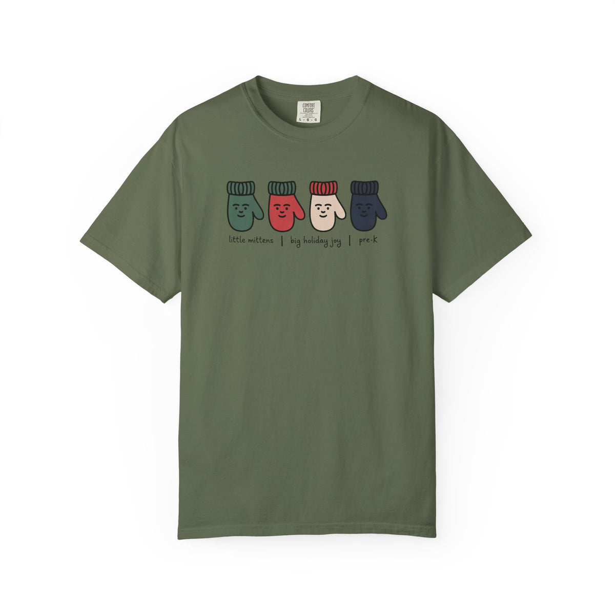 Pre-K Teacher Christmas Shirt, Little Mittens Big Holiday Joy, Preschool Staff Christmas Gift, Pre-K Christmas Crew Tee, Holiday Teacher Sh…