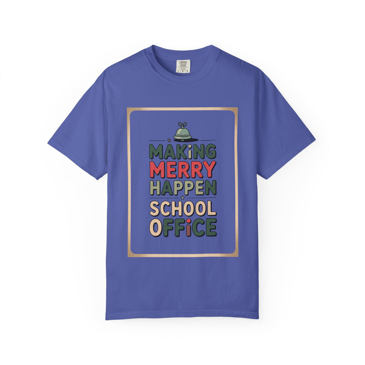 School Office Shirt, Making Merry Happen, Christmas Gift For School Office Staff, School Secretary Tee, Office Crew Christmas Shirt