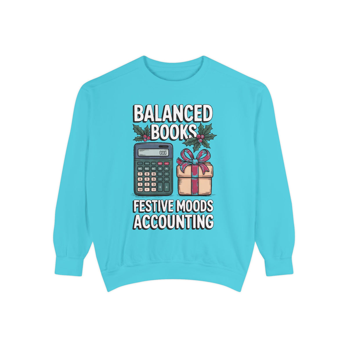 Accountant Christmas Sweatshirt, Balanced Books Festive Moods, Accounting Team Gift, Funny Accountant Crewneck, Christmas Gift For Accounta…