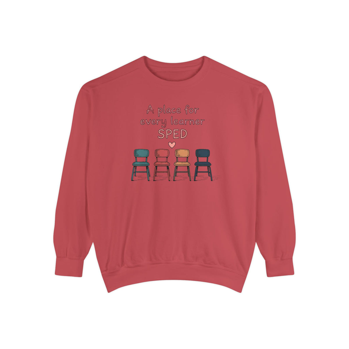 SPED Teacher Sweatshirt, A Place For Every Learner, Back To School Gift For Special Education Teacher, Inclusion Classroom Tee