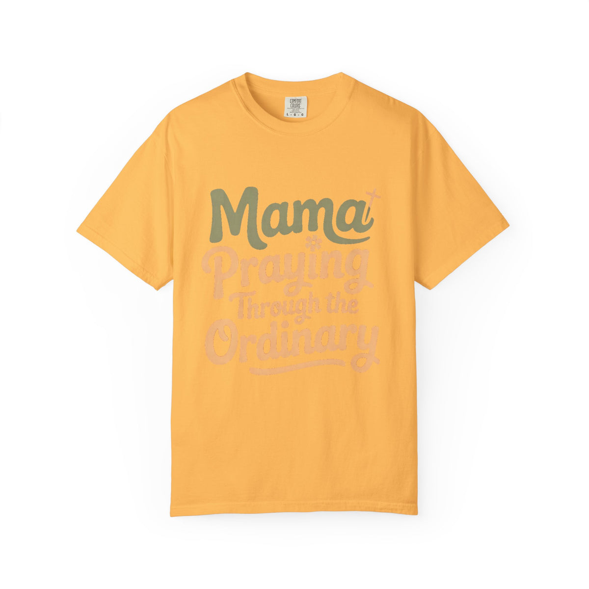 Christian Mom Shirt, Mama Praying Through The Ordinary Tee, Faith Based Gift For Mom, Religious Mom Shirt, Christian Mama Gift, Mothers Day…