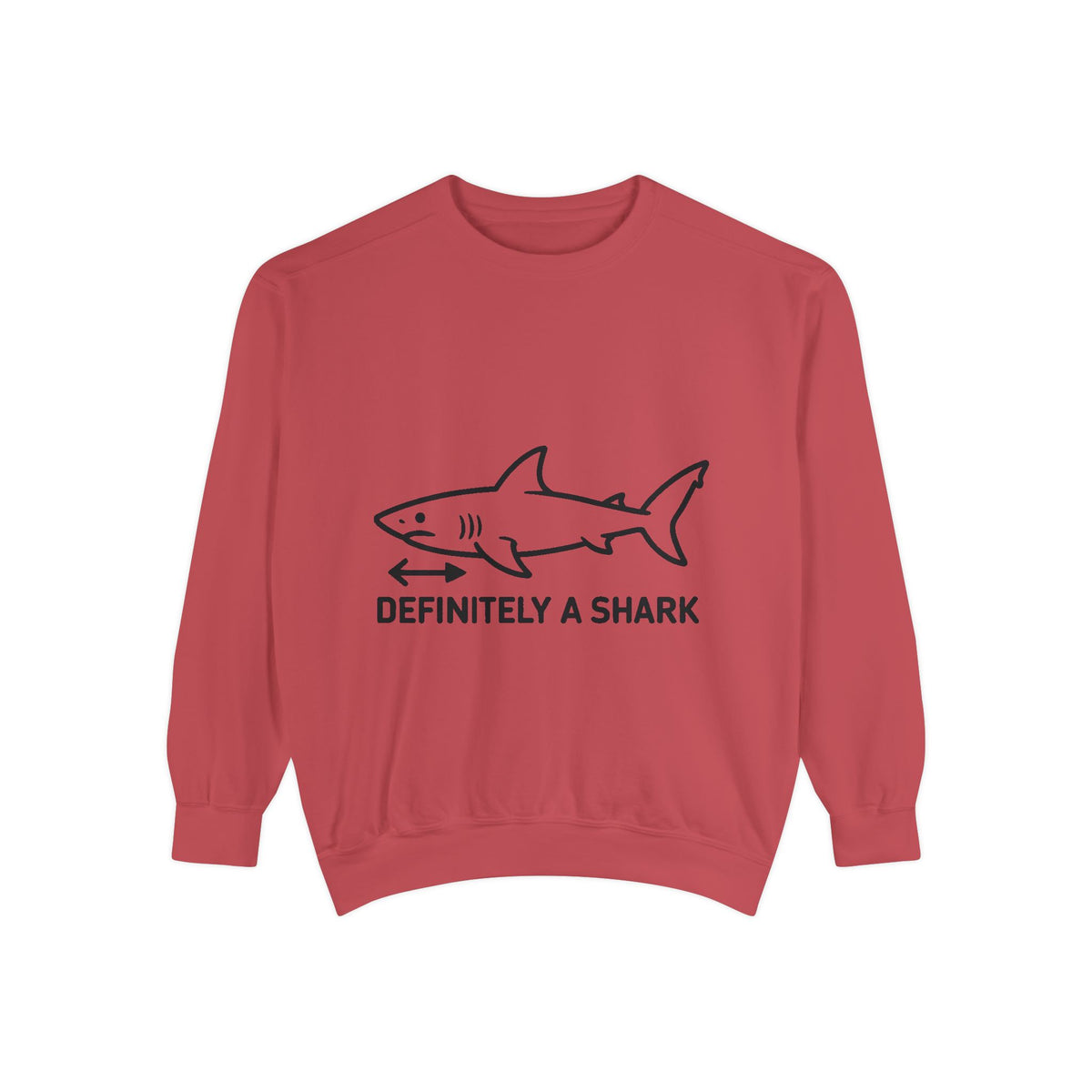 Definitely A Shark Diagram Sweatshirt, Funny Meme Crewneck, Deadpan Textbook Diagram Shirt, Shark Lover Gift, Sarcastic Sweatshirt