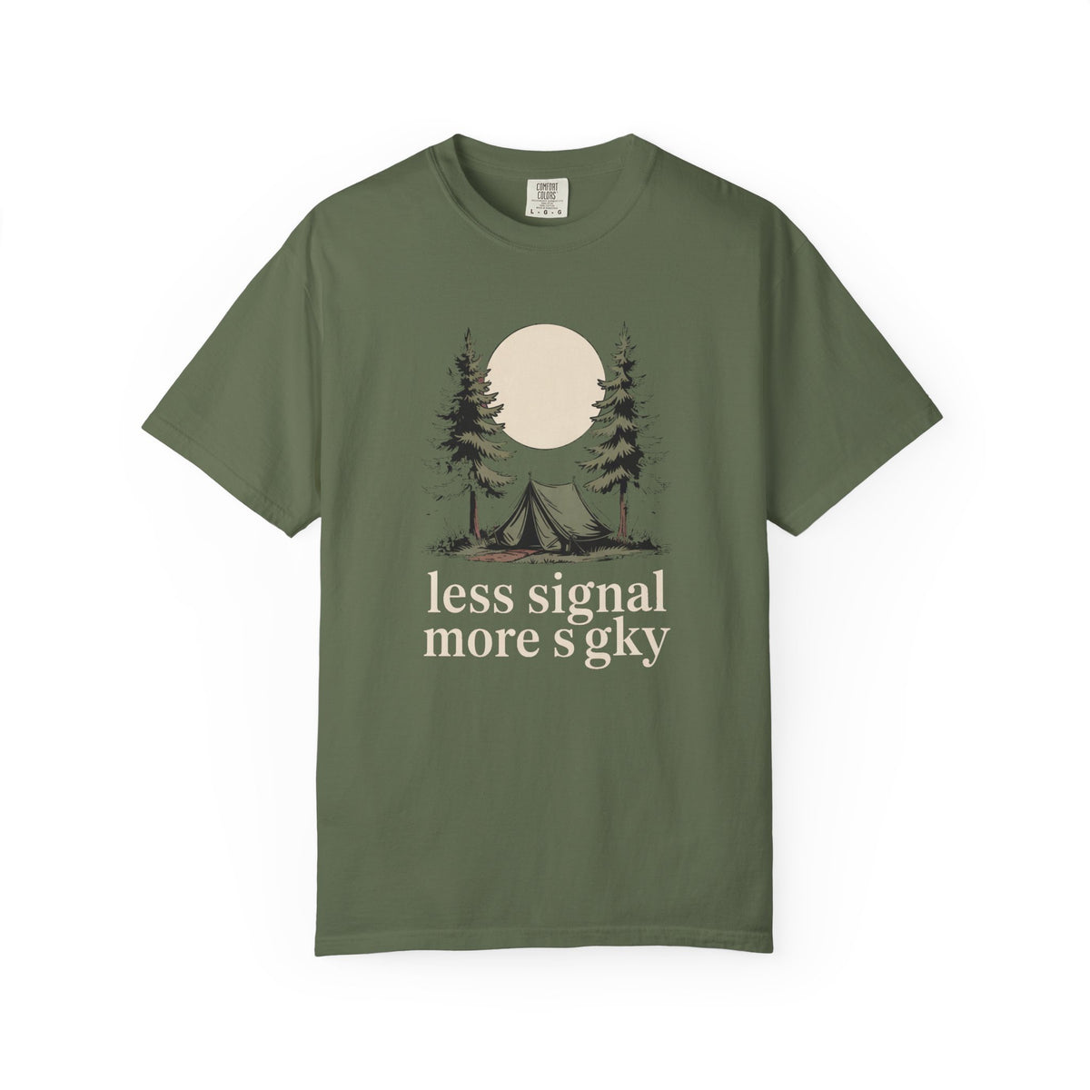 Camper Shirt, Less Signal More Sky Tee, Camping Gift, Hiking Hobby Shirt, Nature Lover Gift, Outdoor Adventure T-Shirt, Camper Gift For Him…
