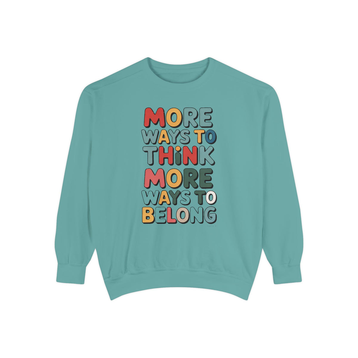 Autism Acceptance Sweatshirt, More Ways To Think Crewneck, Neurodiversity Awareness Gift, Autism Support Sweater, Infinity Loop Design, Inc…