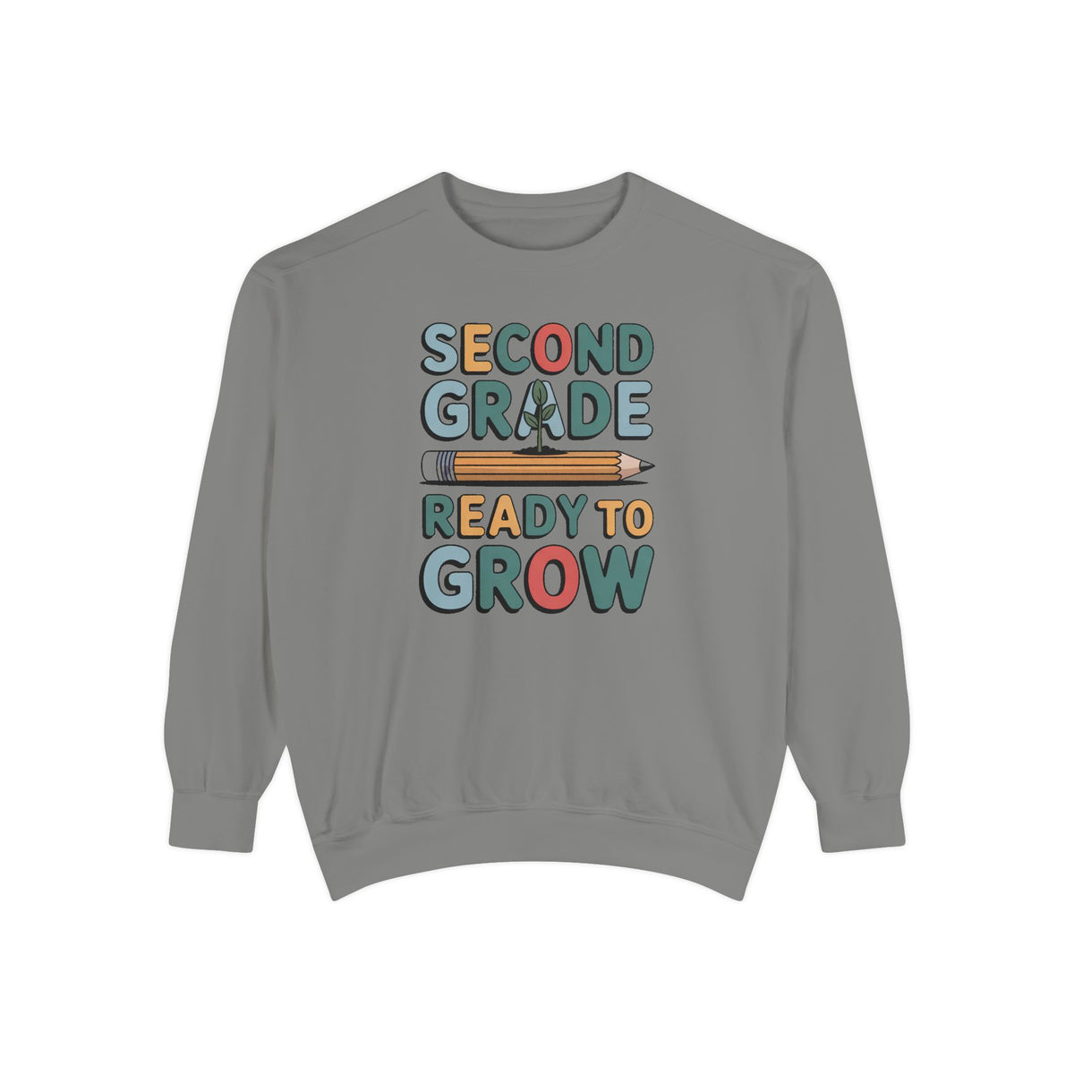 Second Grade Sweatshirt, Ready To Grow Back To School Shirt, Second Grader Gift, First Day Of School Crewneck, Cute Student Sweatshirt