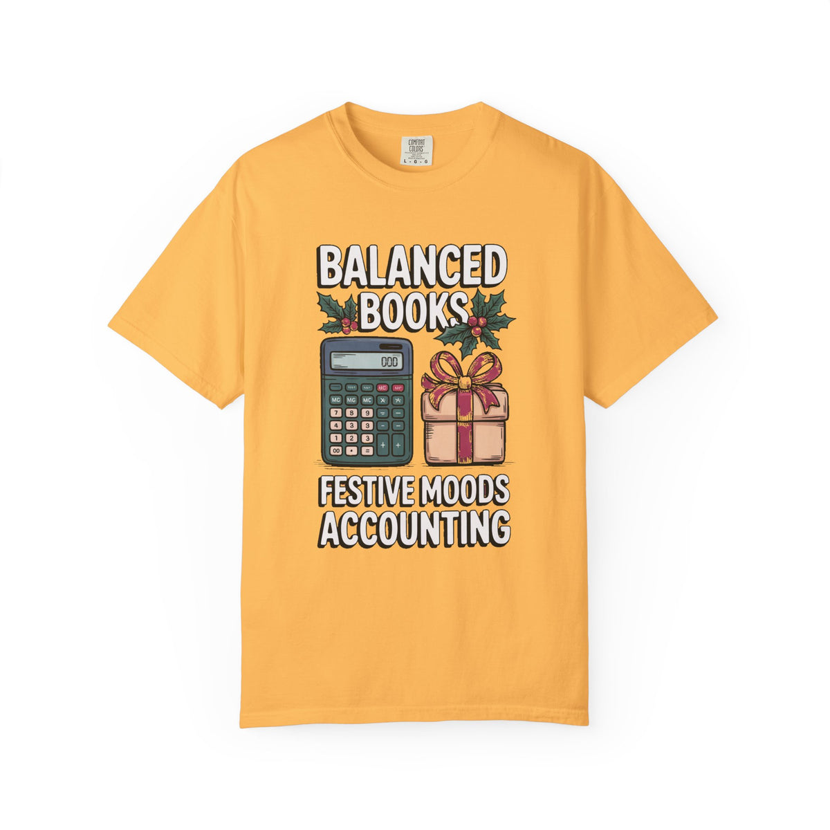 Accountant Christmas Shirt, Balanced Books Festive Moods Tee, Funny Gift For Accounting Team, Christmas Gift For Accountant, Bookkeeper Hol…