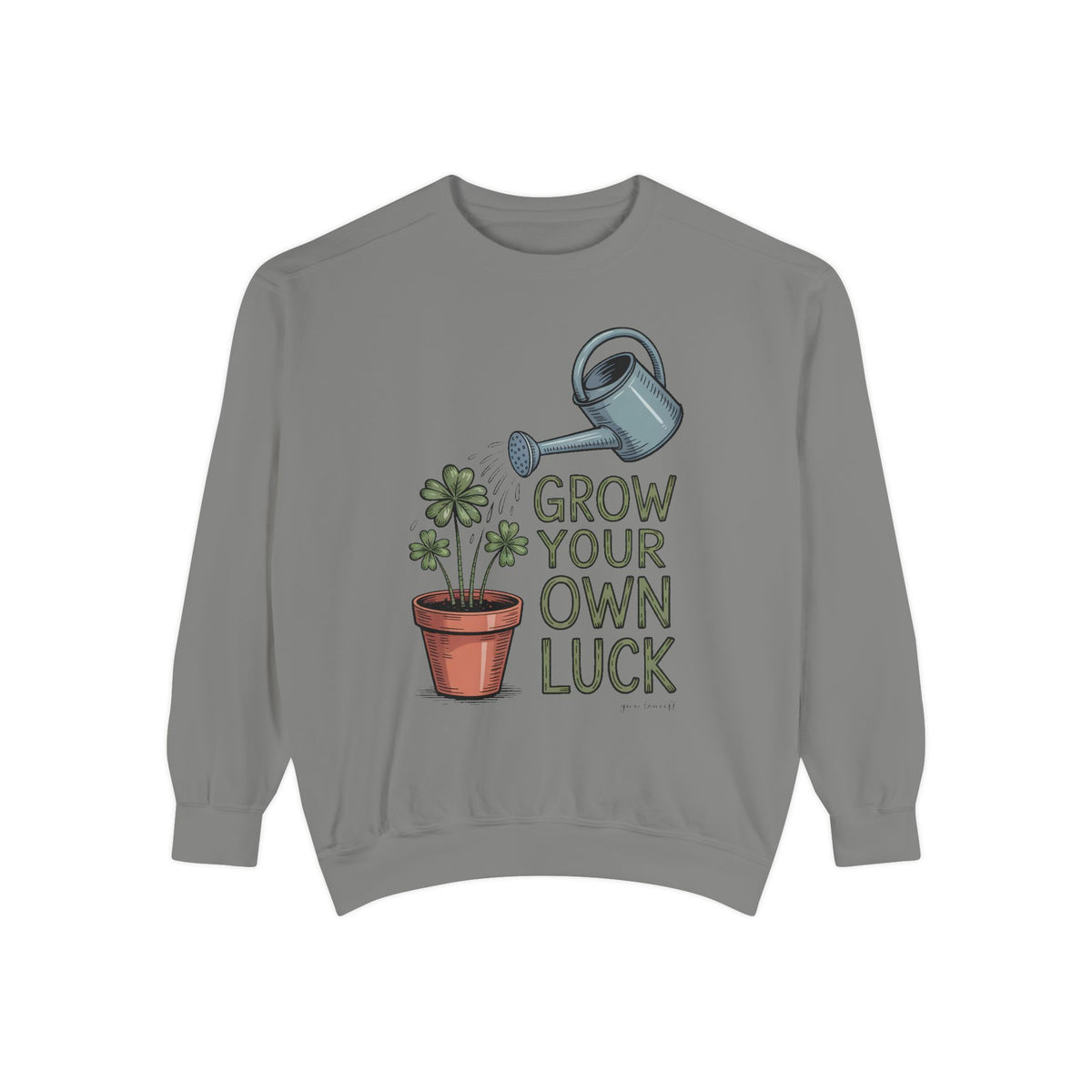 Gardener Sweatshirt, St Patrick's Day Gift For Gardener, Grow Your Own Luck Shirt, Plant Lover Sweatshirt, Shamrock Garden Gift, Lucky Gard…