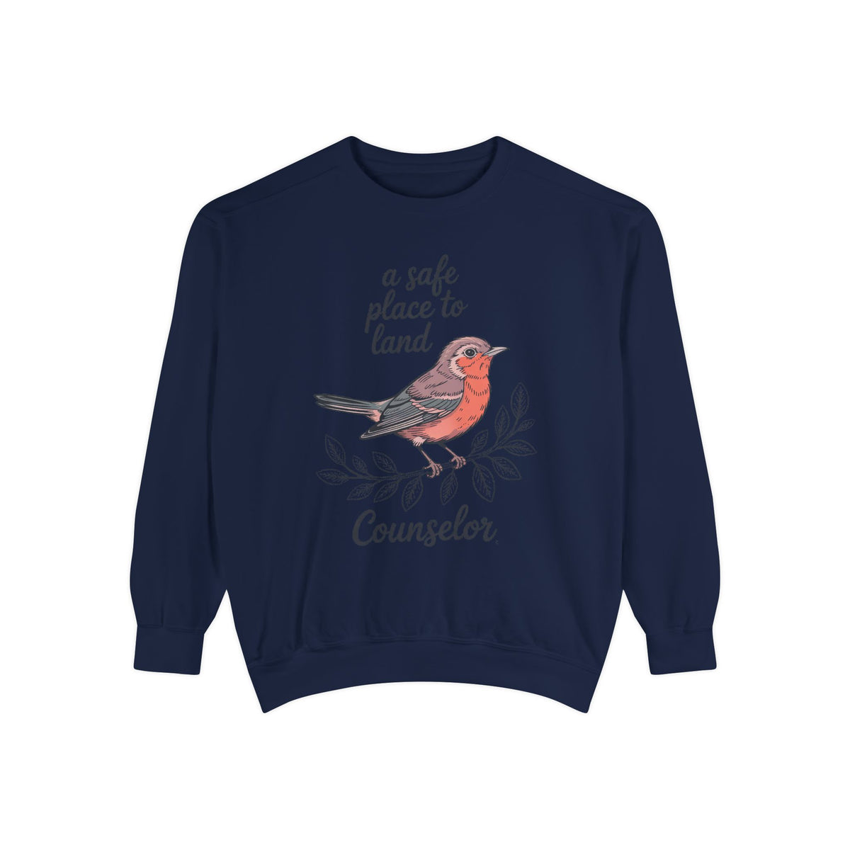 School Counselor Sweatshirt, A Safe Place To Land, Counselor Appreciation Gift, Teacher Appreciation Crewneck, Counselor Week Sweatshirt, G…