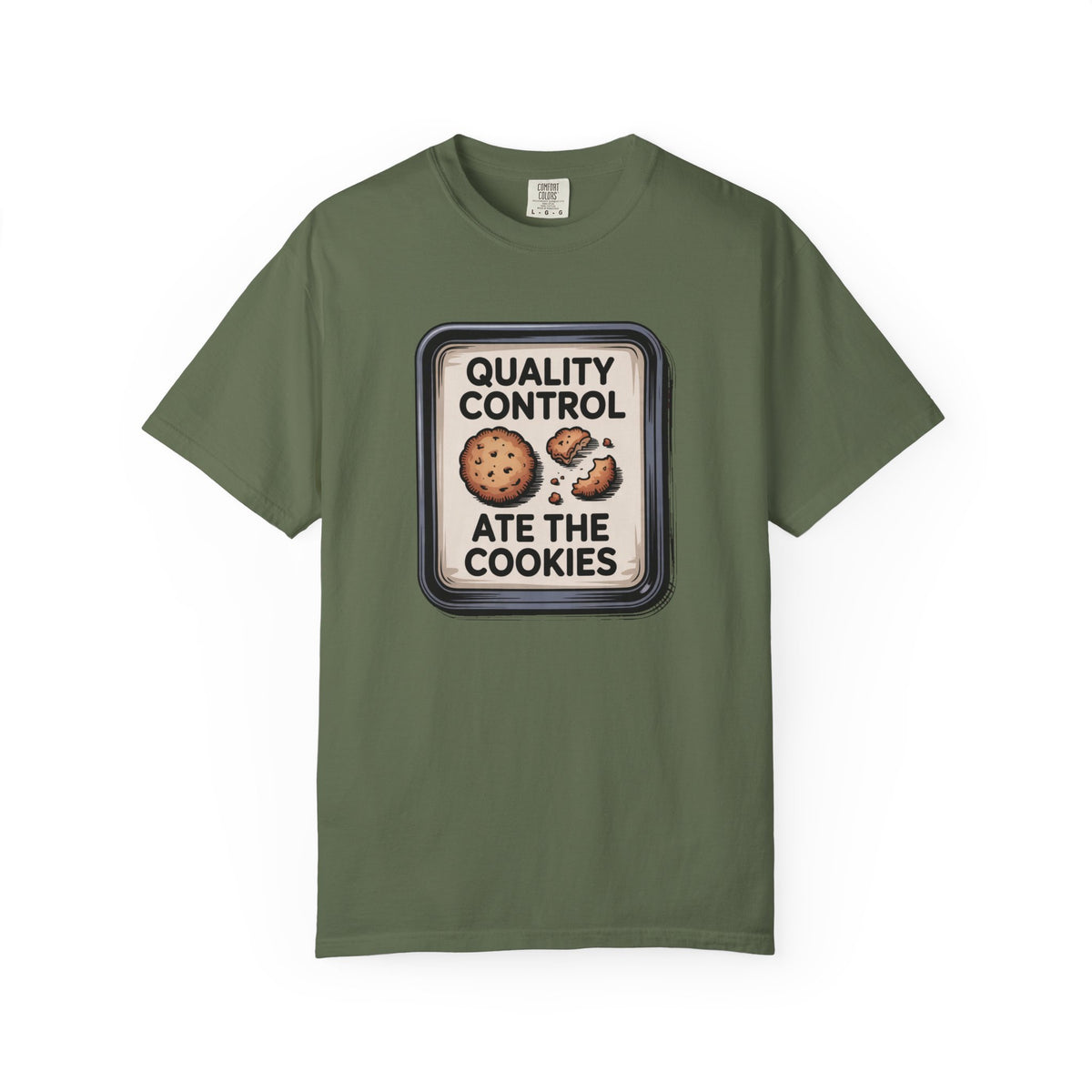 Baker Christmas Shirt, Quality Control Ate The Cookies Tee, Funny Baker Gift, Christmas Baking Shirt, Cookie Lover Gift, Holiday Baker T-Sh…