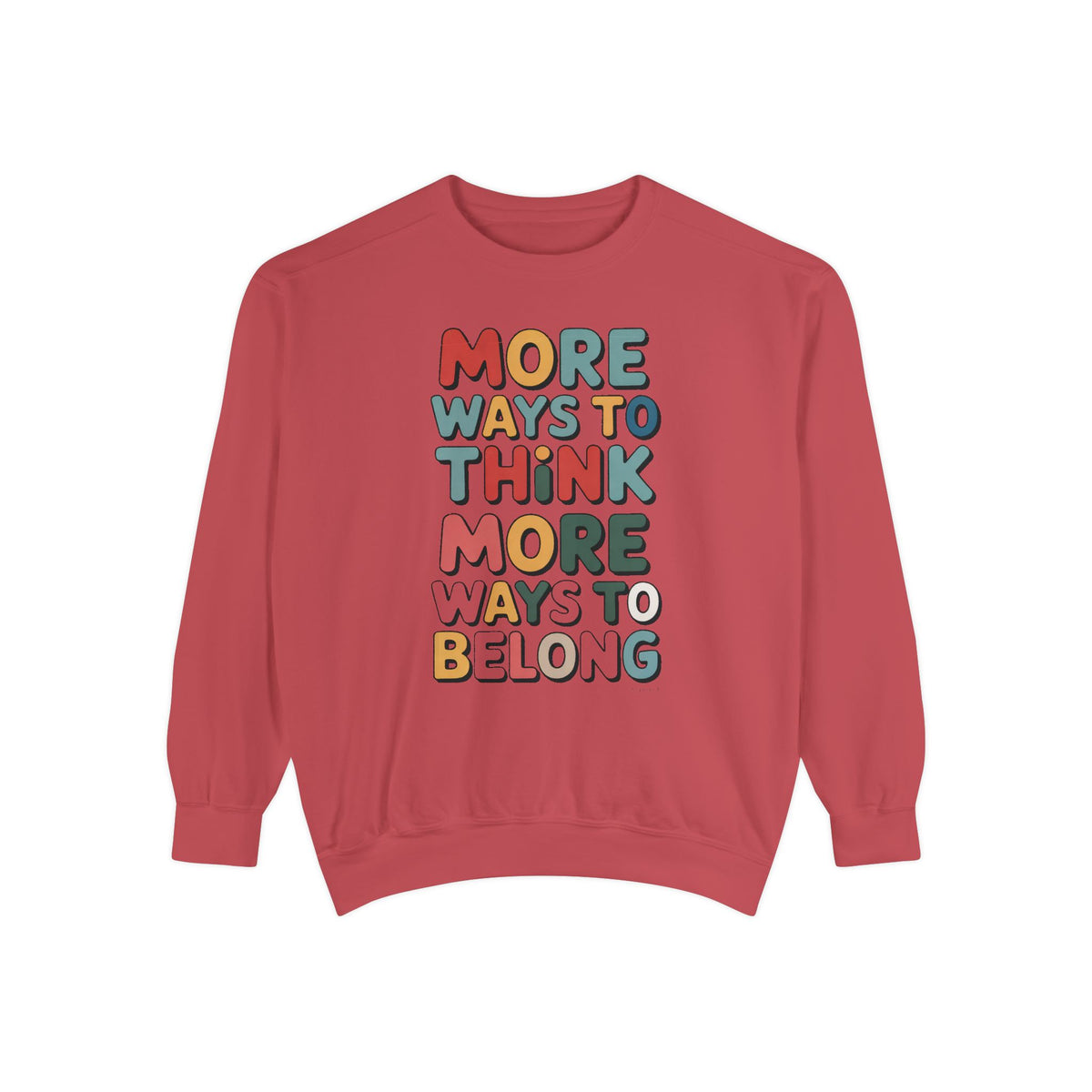 Autism Acceptance Sweatshirt, More Ways To Think Crewneck, Neurodiversity Awareness Gift, Autism Support Sweater, Infinity Loop Design, Inc…