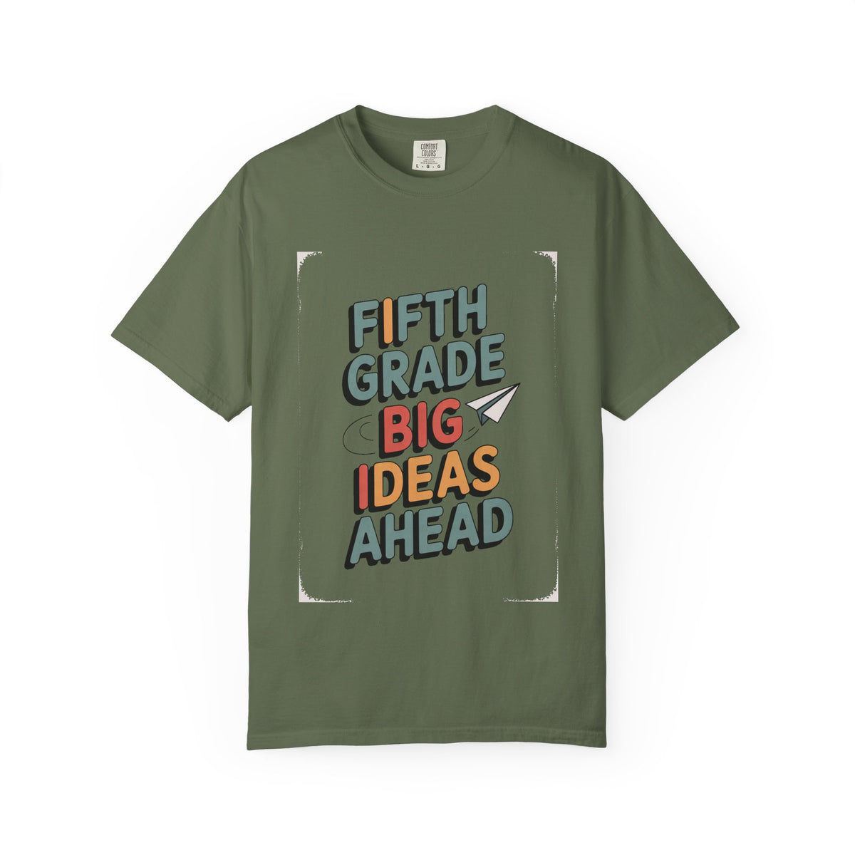 Fifth Grade Shirt, Back to School Tee For Kids, 5th Grade Big Ideas Ahead Shirt, First Day Of School Gift, Fifth Grader Shirt