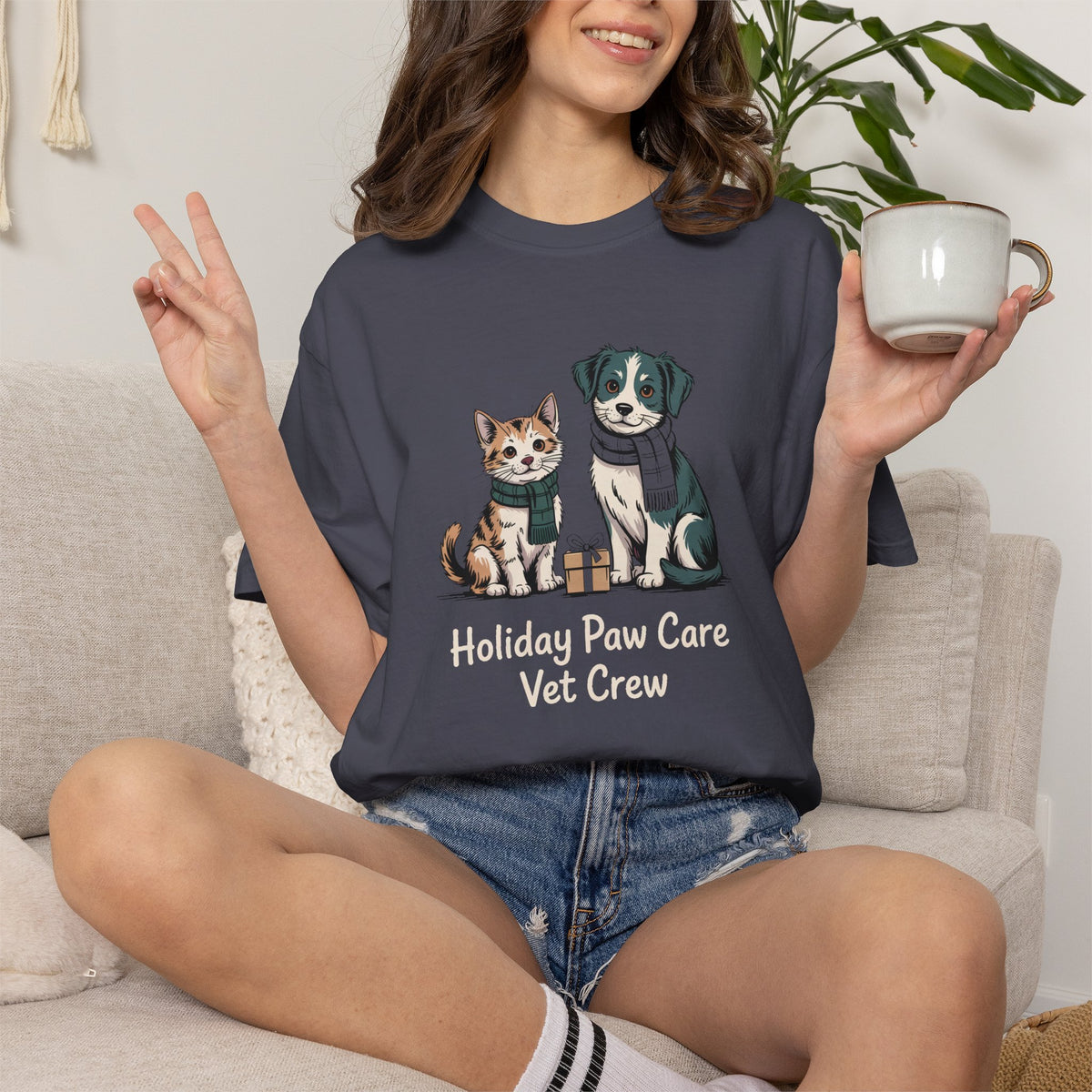 Vet Crew Christmas Shirt, Holiday Paw Care Tee, Veterinary Staff Gift, Vet Tech Christmas Shirt, Funny Vet Crew Shirt, Animal Clinic Holida…