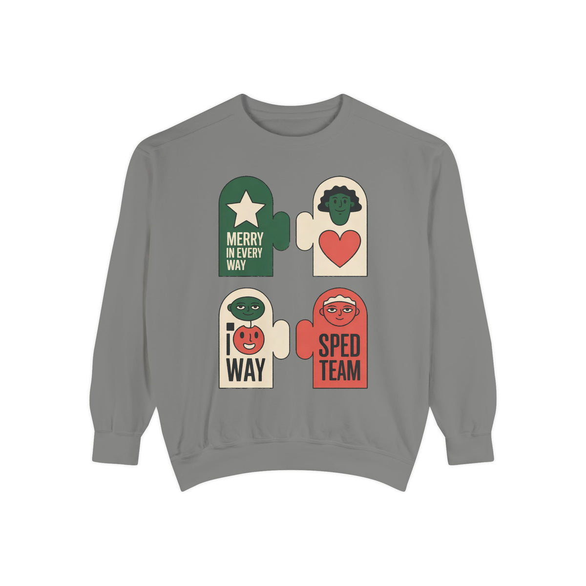 SPED Team Sweatshirt, Merry In Every Way, Christmas Gift For Special Education Teacher, SPED Christmas Crew Shirt, Special Ed Teacher Holid…
