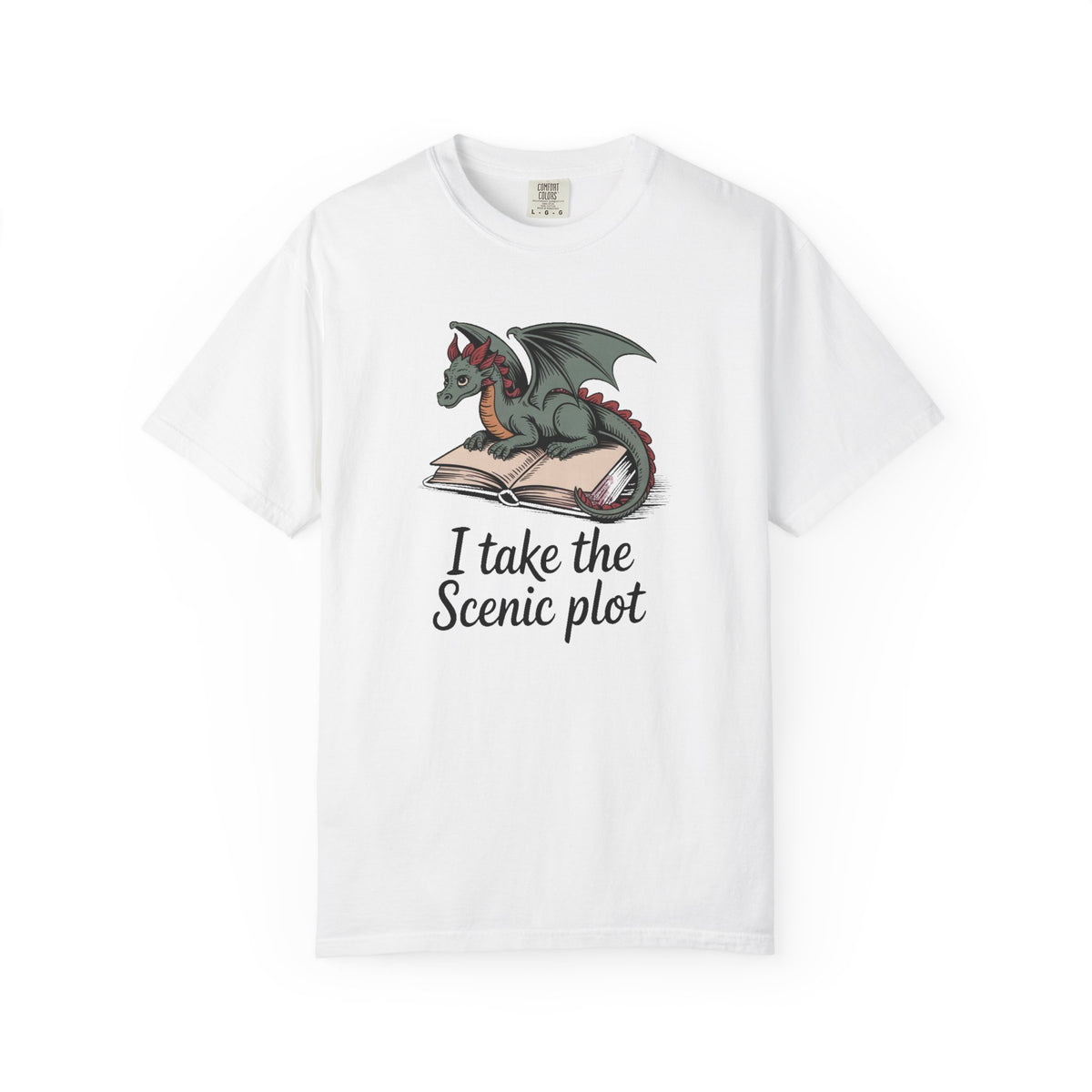 Fantasy Reader Shirt, I Take The Scenic Plot, Dragon Book Lover Gift, Bookworm T-Shirt, Fantasy Book Lover Tee, Reading Hobby Shirt