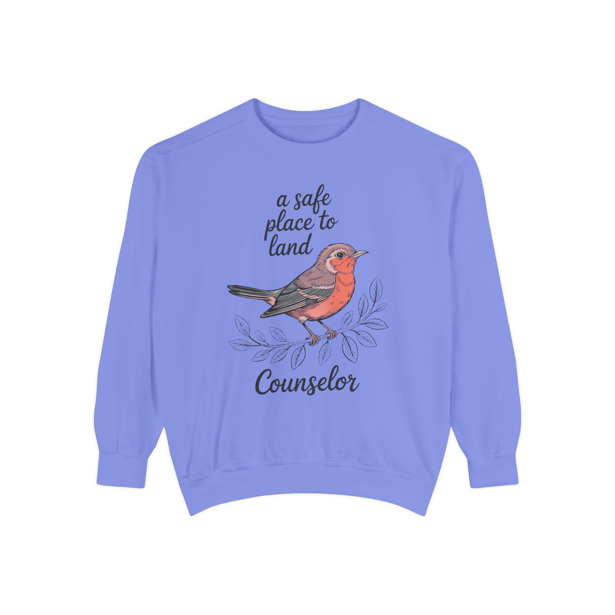 School Counselor Sweatshirt, A Safe Place To Land, Counselor Appreciation Gift, Teacher Appreciation Crewneck, Counselor Week Sweatshirt, G…