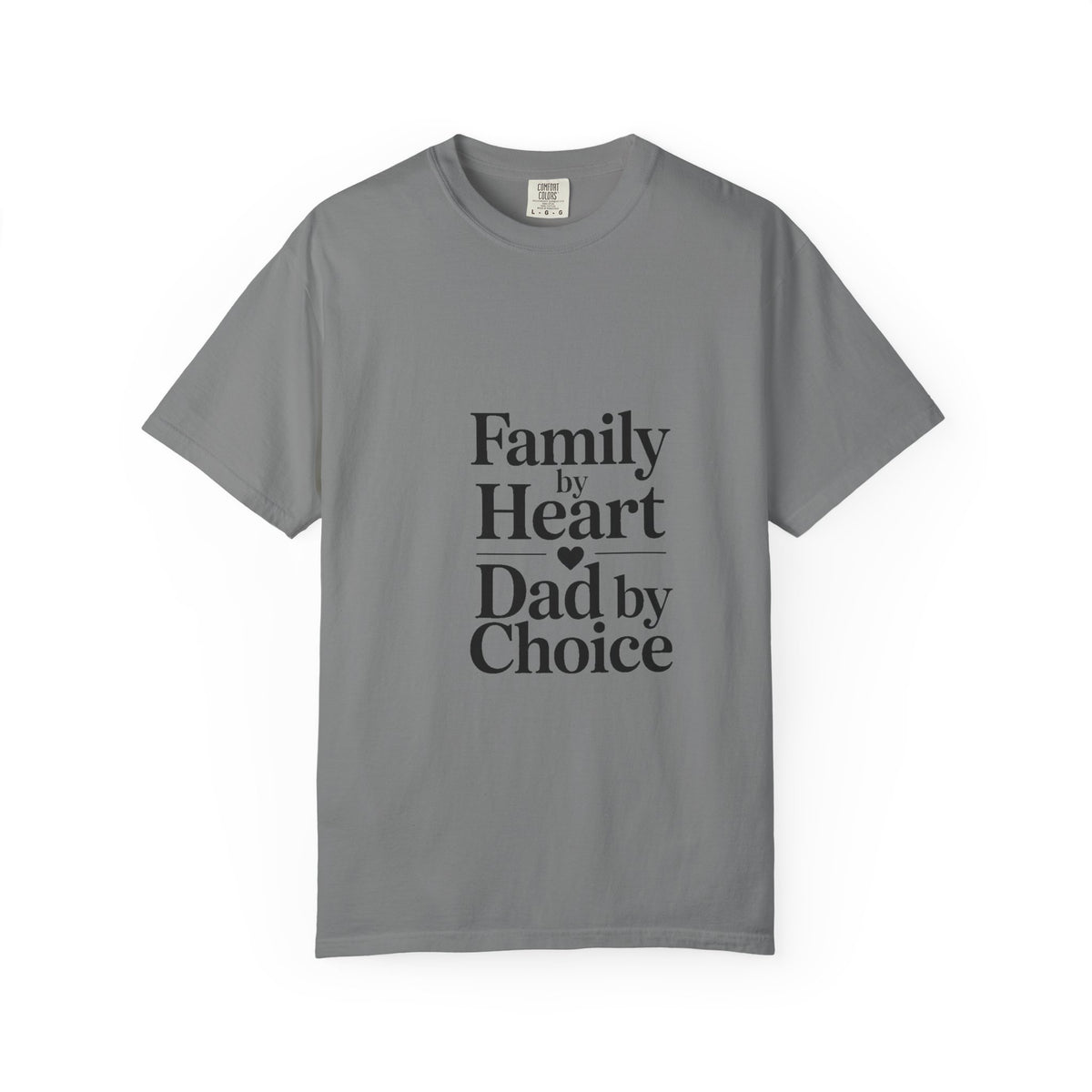 Bonus Dad Shirt, Family By Heart Dad By Choice Tee, Father's Day Gift For Bonus Dad, Stepdad Gift Shirt, Minimalist Dad Tee, Gift For Stepd…