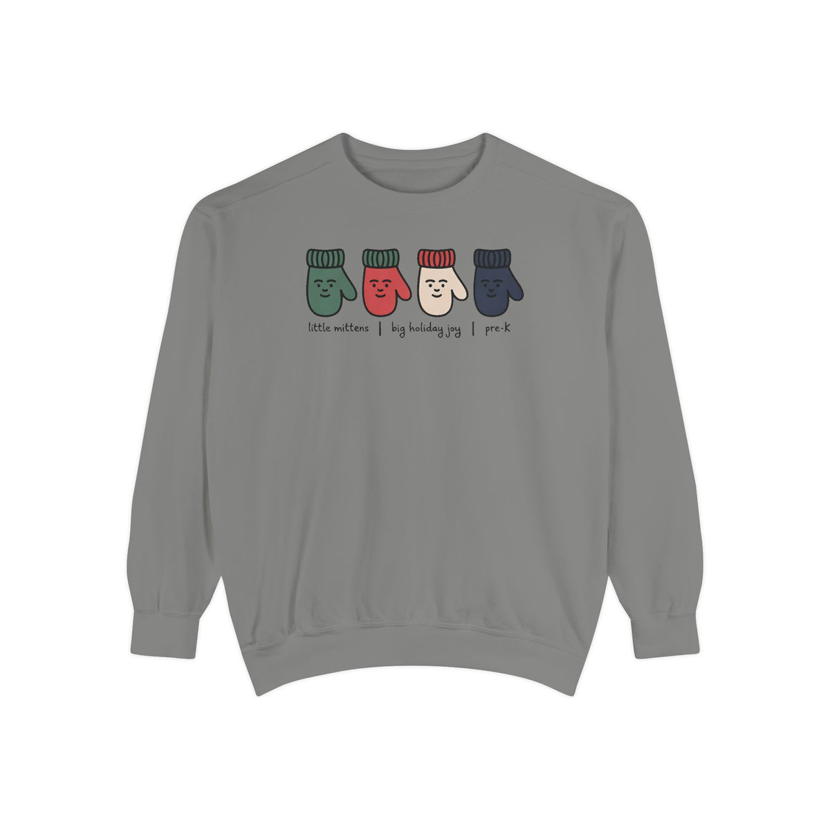 Pre-K Teacher Sweatshirt, Little Mittens Christmas Crewneck, Preschool Staff Christmas Gift, Holiday Gift For Pre-K Teacher, Christmas Teac…