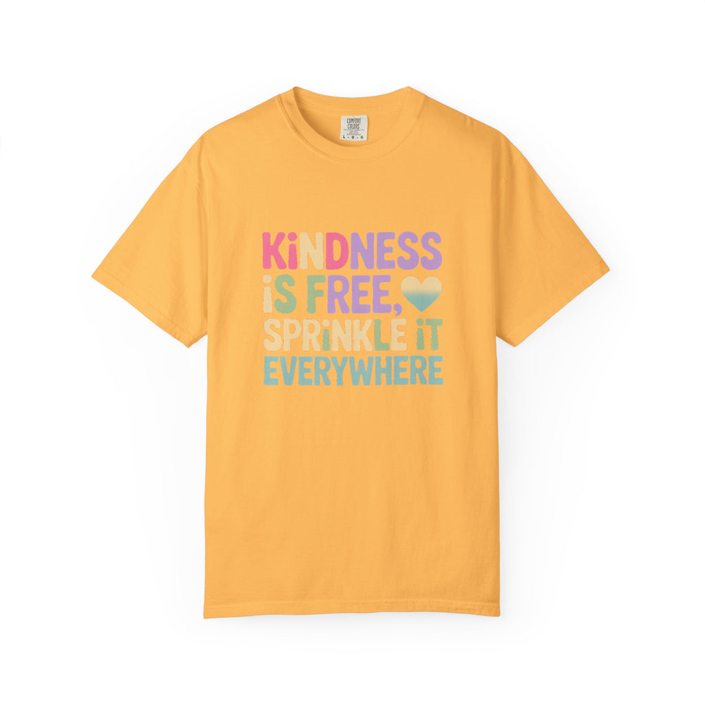 Kindness Is Free Sprinkle It Everywhere Shirt, Positive Quote T-Shirt, Kindness Matters Tee, Motivational Gift for Teacher Friend