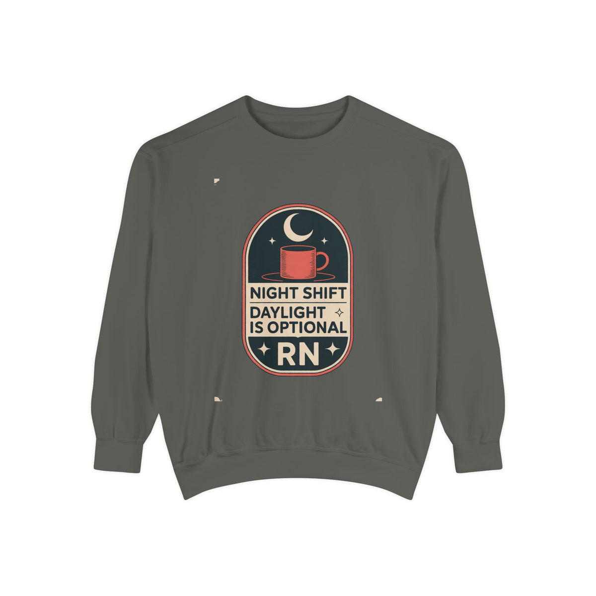 Night Shift Nurse Sweatshirt, RN Gift, Daylight Is Optional Crewneck, Funny Nurse Sweatshirt, Night Shift Nurse Gift, Role Based Nurse Humo…