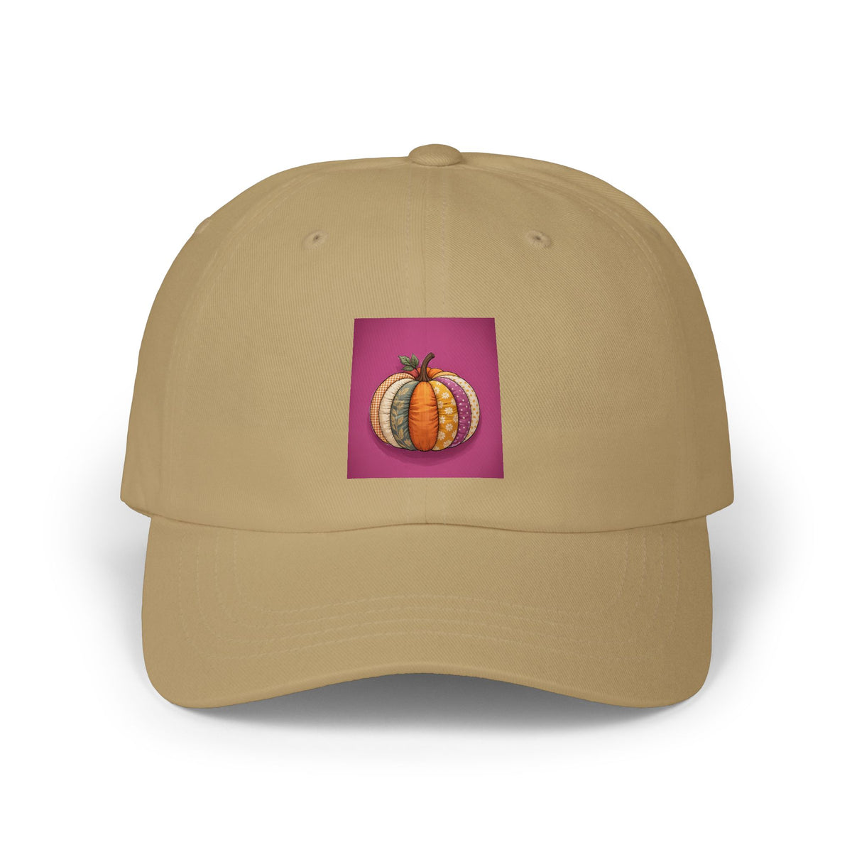 Patchwork Pumpkin Dad Hat, Halloween Cap, Cute Fall Pumpkin Embroidered Style Hat, Autumn Baseball Cap, Halloween Gift for Her