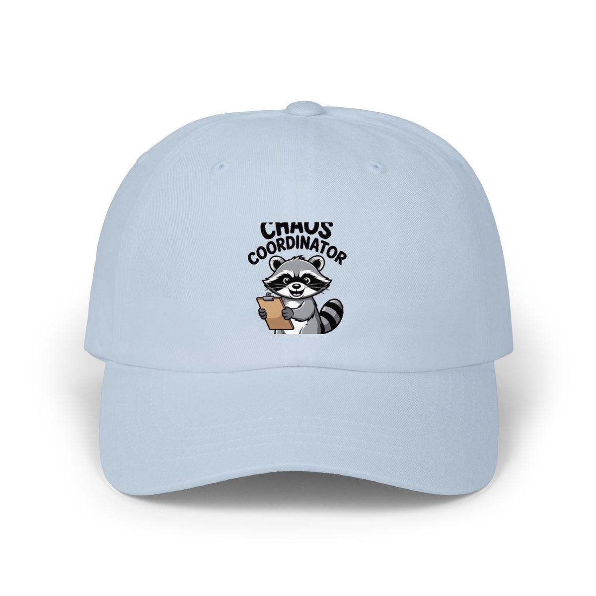 Raccoon Chaos Coordinator Dad Hat, Funny Raccoon Embroidered Cap, Chaos Coordinator Gift, Cute Raccoon Baseball Hat, Unisex Dad Cap