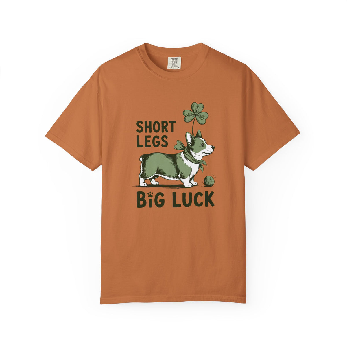 Corgi Owner Shirt, St Patrick's Day Shirt, Short Legs Big Luck Corgi Tee, Funny Corgi Gift, St Paddy's Day Dog Lover Shirt, Lucky Corgi Mom…