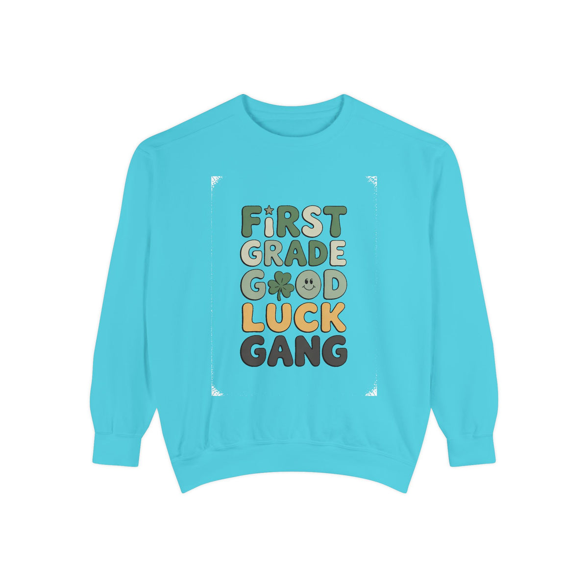 First Grade Teacher Sweatshirt, St Patrick's Day Good Luck Gang, First Grade Teacher Gift, Shamrock Teacher Crewneck, Lucky Teacher Tee