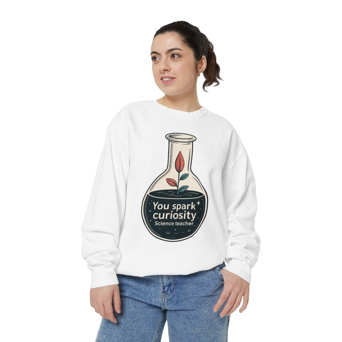 Science Teacher Sweatshirt, You Spark Curiosity, Teacher Appreciation Gift, Science Teacher Gift, Back to School Crewneck, Science Teacher…