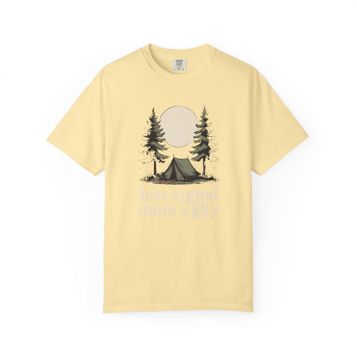 Camper Shirt, Less Signal More Sky Tee, Camping Gift, Hiking Hobby Shirt, Nature Lover Gift, Outdoor Adventure T-Shirt, Camper Gift For Him…