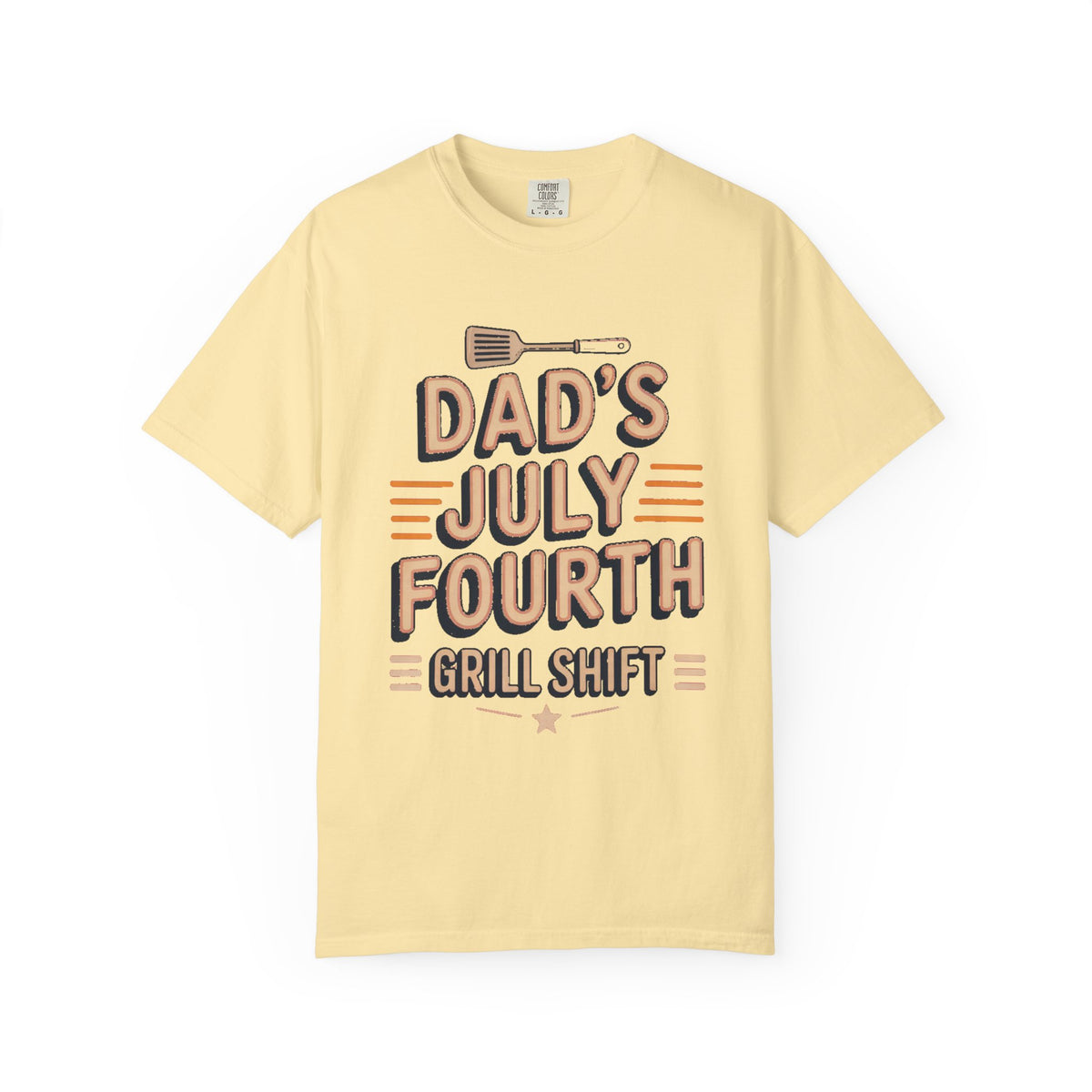 Dad's Fourth of July Shirt, Grill Shift BBQ Dad Tee, Funny Patriotic Grilling Gift For Dad, 4th Of July Dad Shirt, BBQ Dad Gift