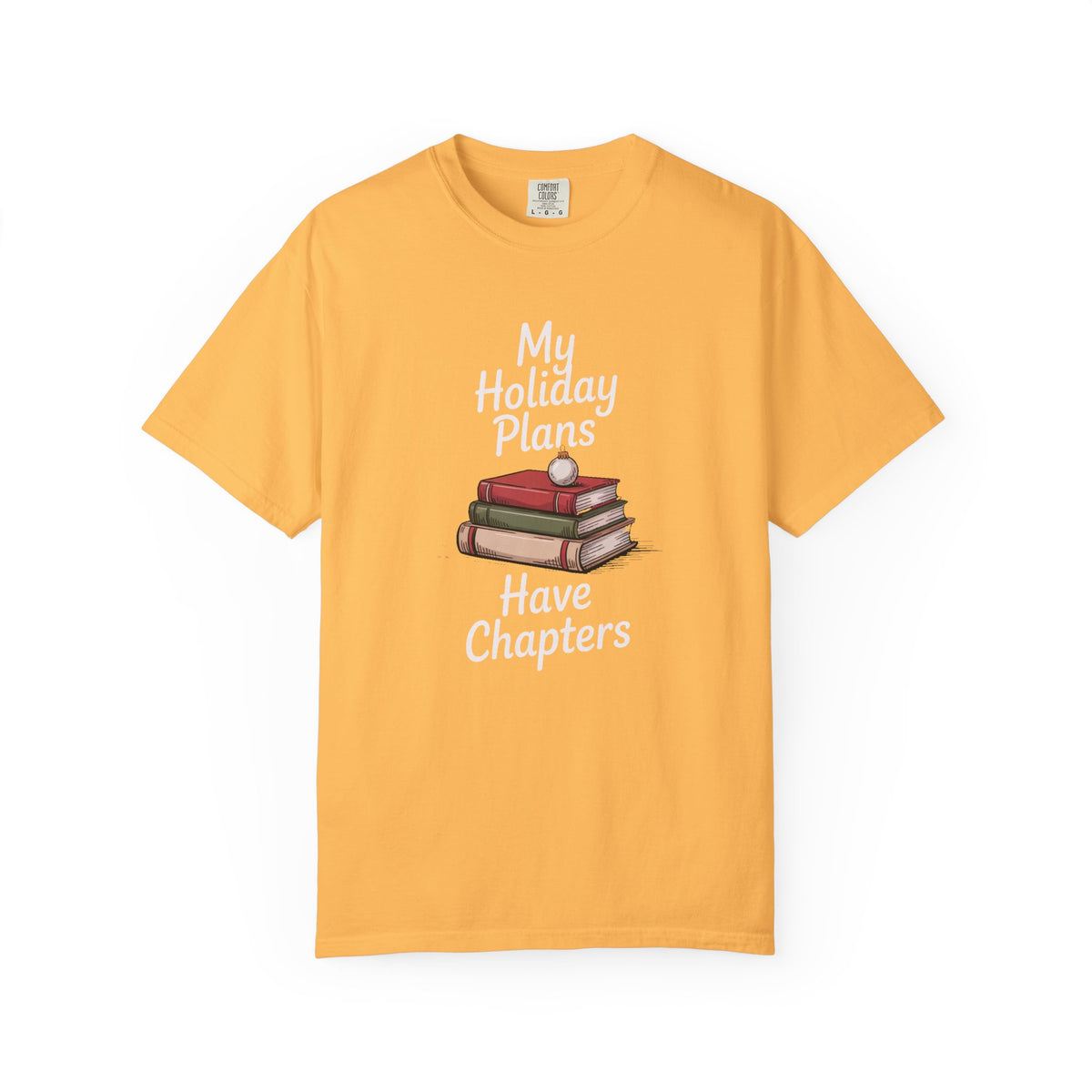 Bookish Christmas Shirt, My Holiday Plans Have Chapters, Book Lover Christmas Gift, Funny Reader Tee, Bookworm Holiday Shirt, Book Club Chr…