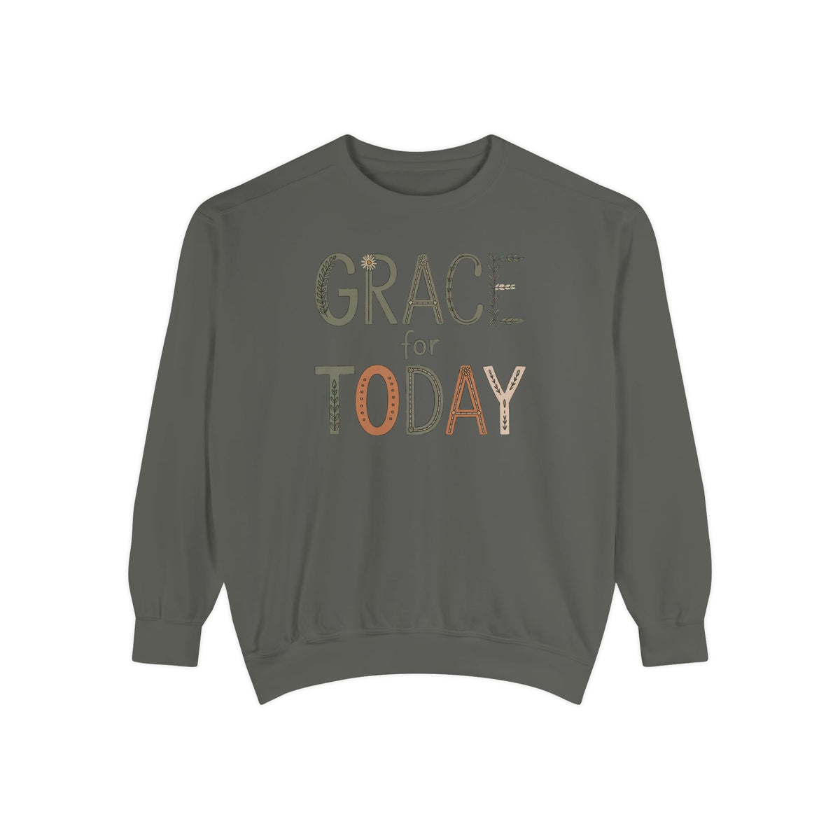 Christian Gift For Women, Grace For Today Sweatshirt, Faith Based Crewneck, Religious Sweatshirt Gift, Christian Woman Gift, Inspirational…