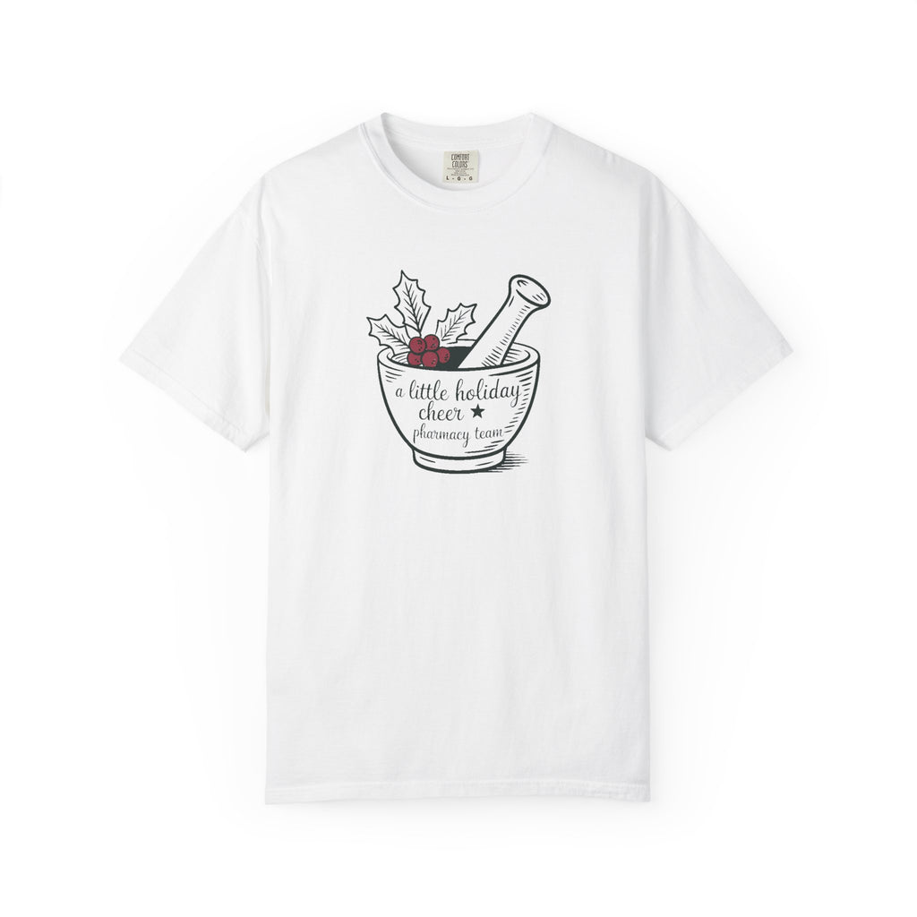 Pharmacy Team Christmas Shirt, A Little Holiday Cheer Tee, Pharmacy Christmas Crew Gift, Funny Pharmacist Holiday Shirt, Pharmacy Staff Tee