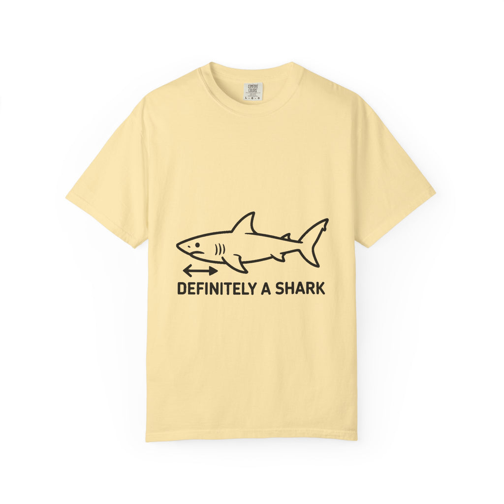 Definitely A Shark Diagram Shirt, Funny Deadpan Meme Tee, Sarcastic Textbook Diagram T-Shirt, Shark Lover Gift