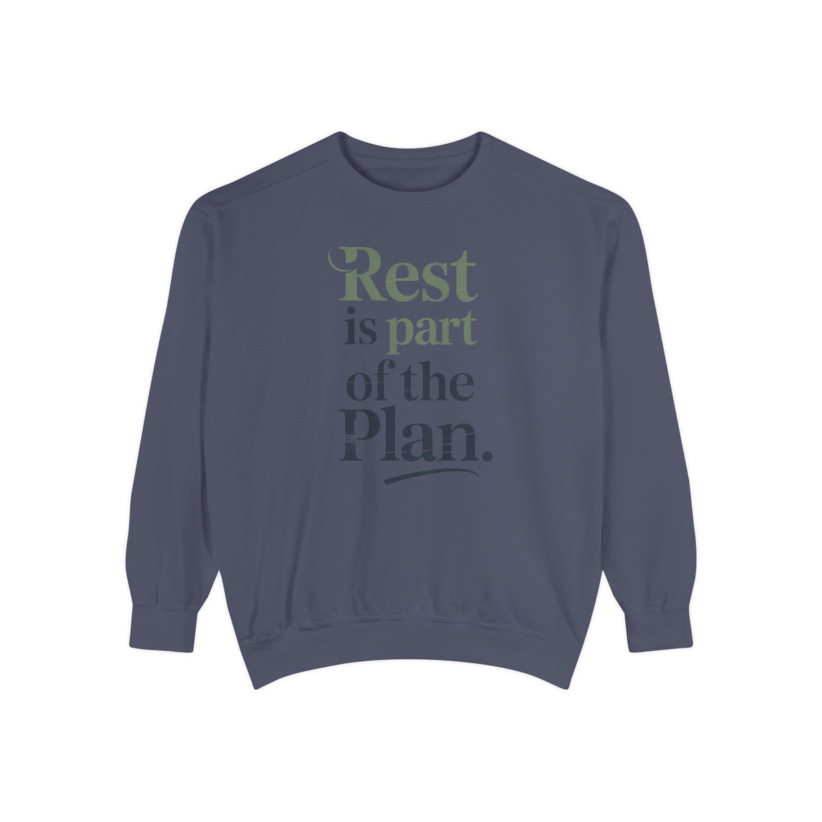 Mental Health Self Care Sweatshirt, Rest Is Part Of The Plan, Mental Health Awareness Gift, Self Care Crewneck, Therapy Support Sweatshirt