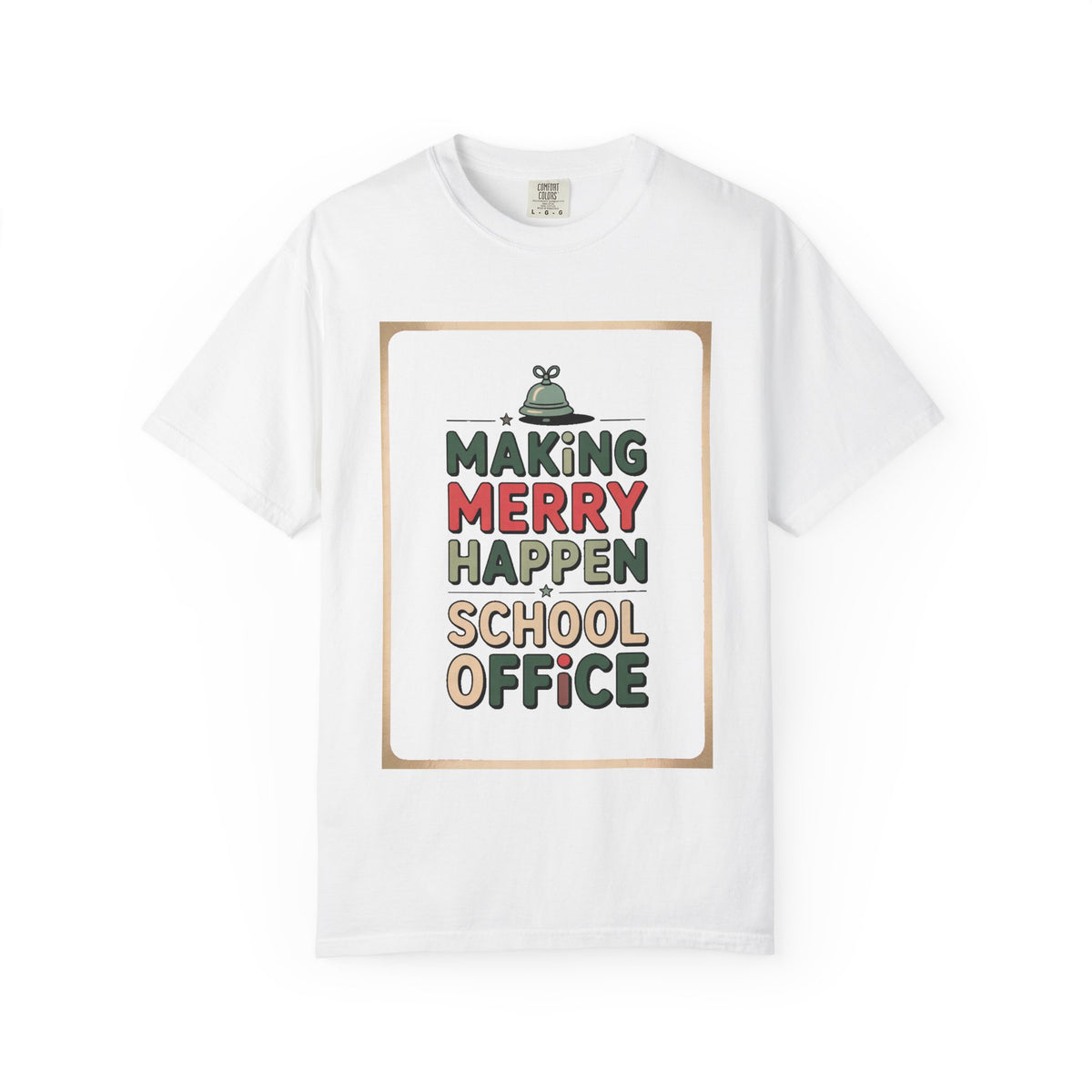 School Office Shirt, Making Merry Happen, Christmas Gift For School Office Staff, School Secretary Tee, Office Crew Christmas Shirt