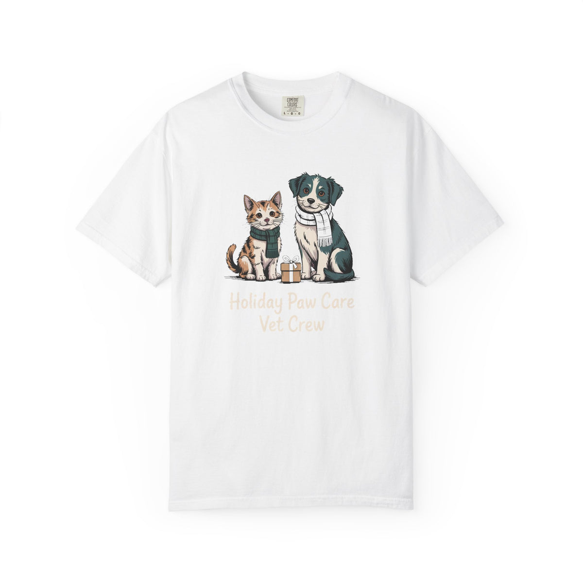 Vet Crew Christmas Shirt, Holiday Paw Care Tee, Veterinary Staff Gift, Vet Tech Christmas Shirt, Funny Vet Crew Shirt, Animal Clinic Holida…