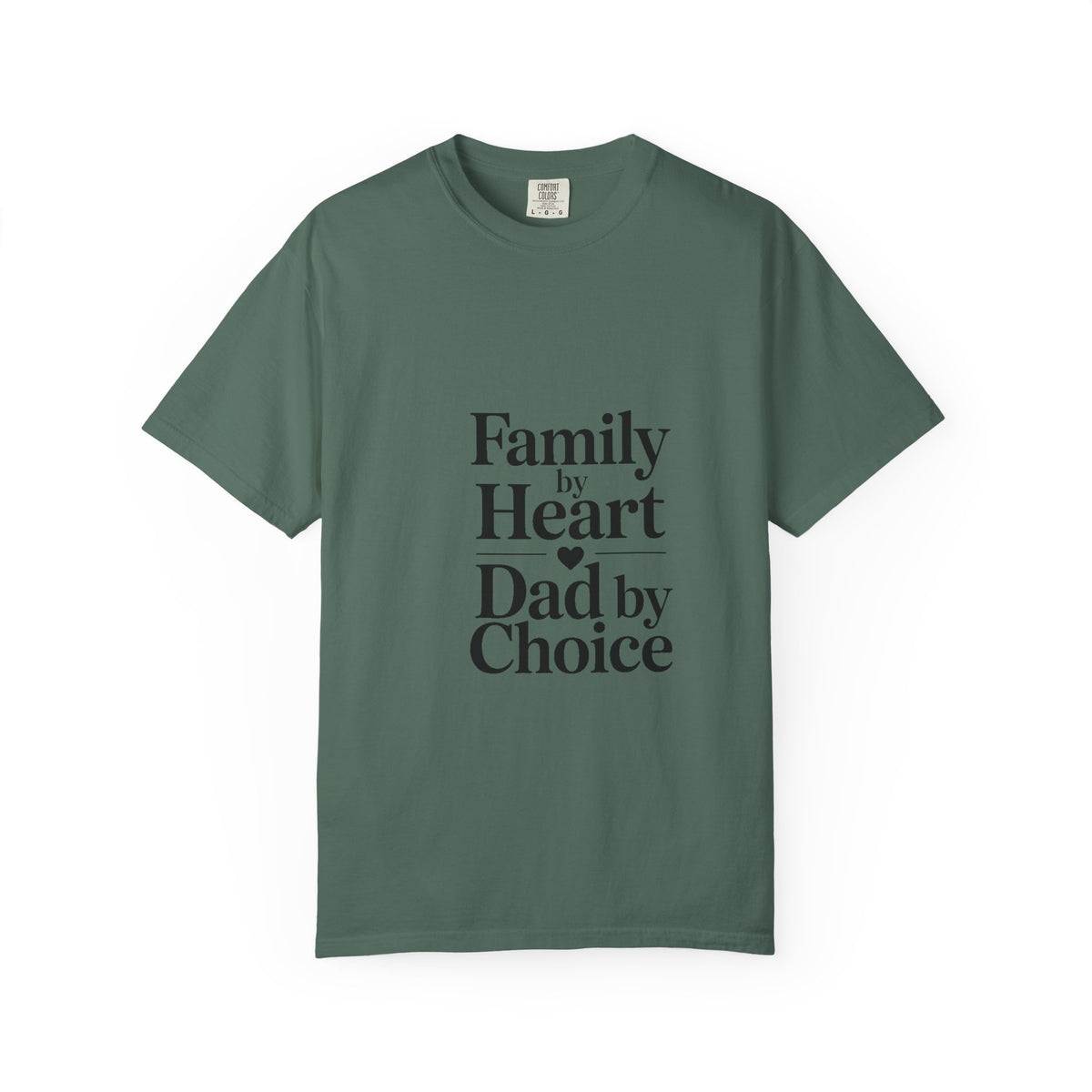 Bonus Dad Shirt, Family By Heart Dad By Choice Tee, Father's Day Gift For Bonus Dad, Stepdad Gift Shirt, Minimalist Dad Tee, Gift For Stepd…