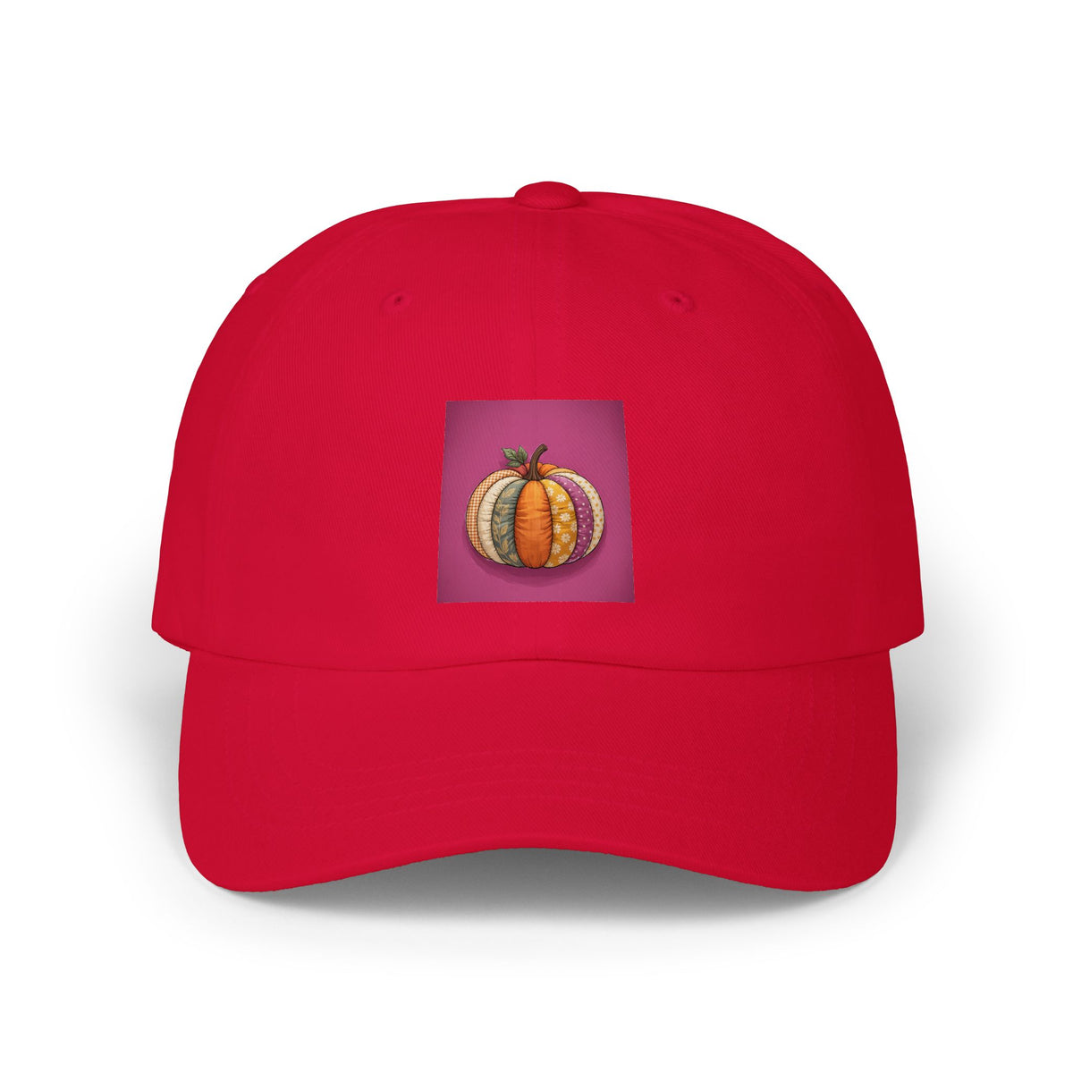 Patchwork Pumpkin Dad Hat, Halloween Cap, Cute Fall Pumpkin Embroidered Style Hat, Autumn Baseball Cap, Halloween Gift for Her